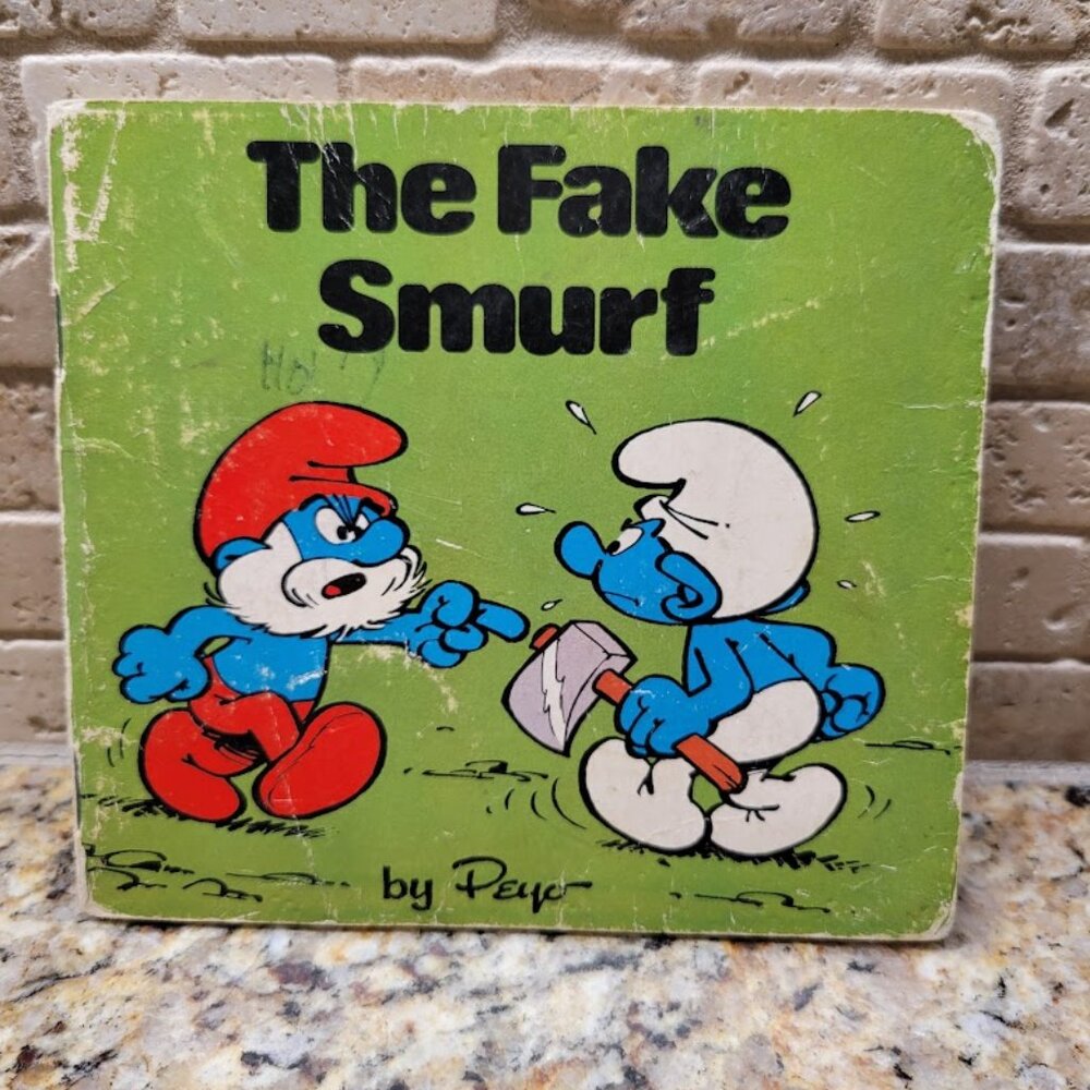 Vintage Random House The Fake Smurf Storybook 1981